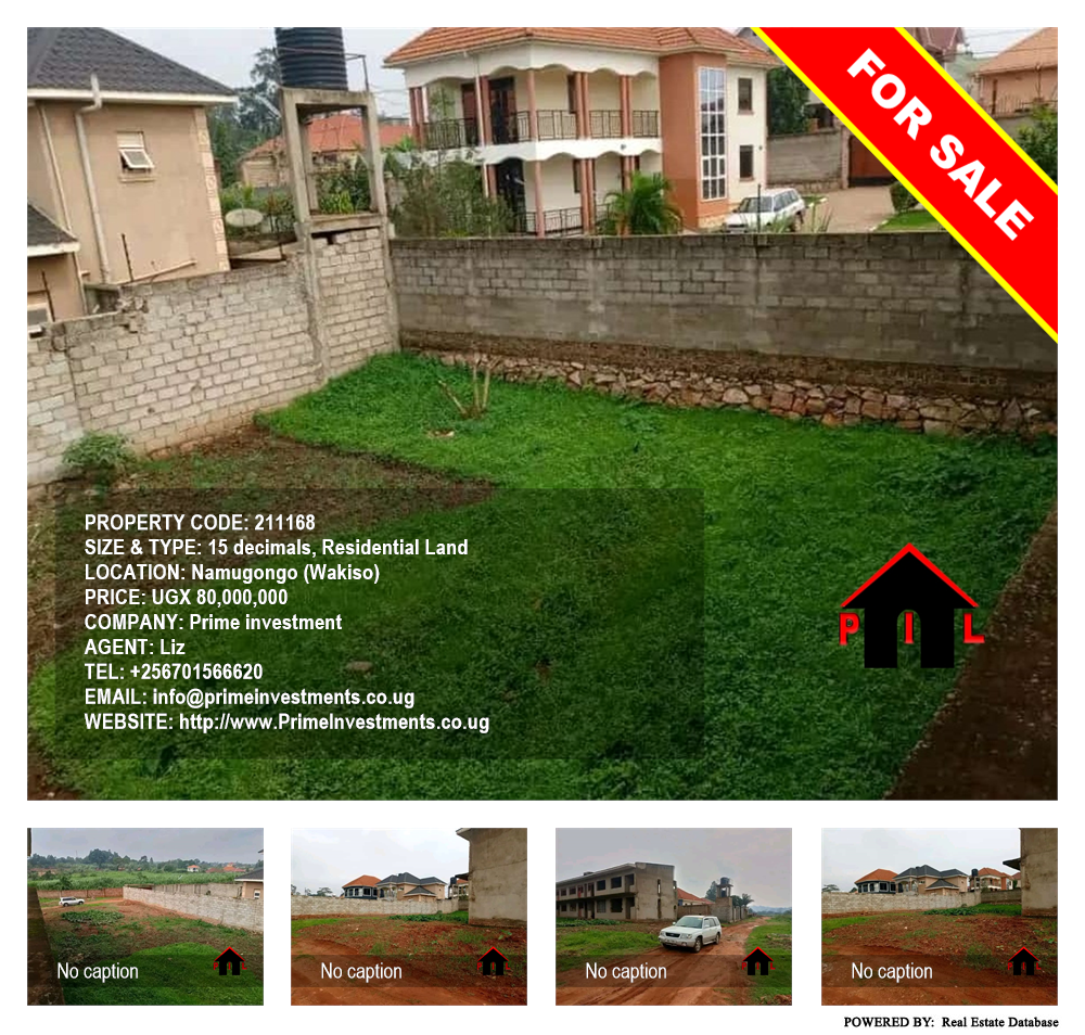 Residential Land  for sale in Namugongo Wakiso Uganda, code: 211168