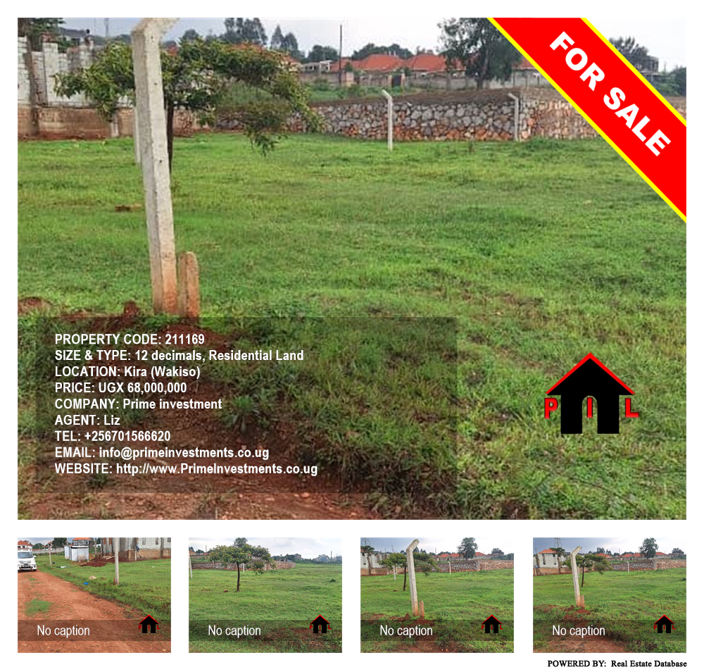 Residential Land  for sale in Kira Wakiso Uganda, code: 211169