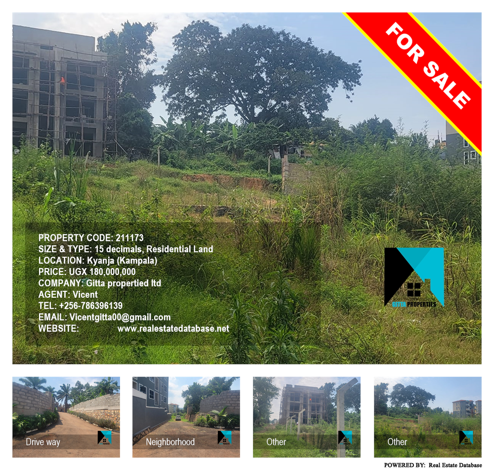 Residential Land  for sale in Kyanja Kampala Uganda, code: 211173