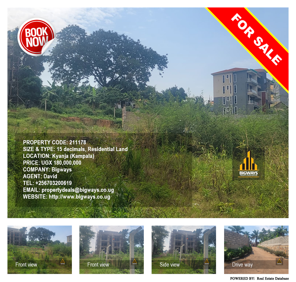 Residential Land  for sale in Kyanja Kampala Uganda, code: 211178