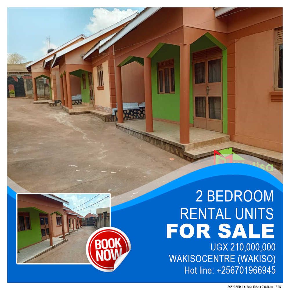 2 bedroom Rental units  for sale in Wakisocentre Wakiso Uganda, code: 211188