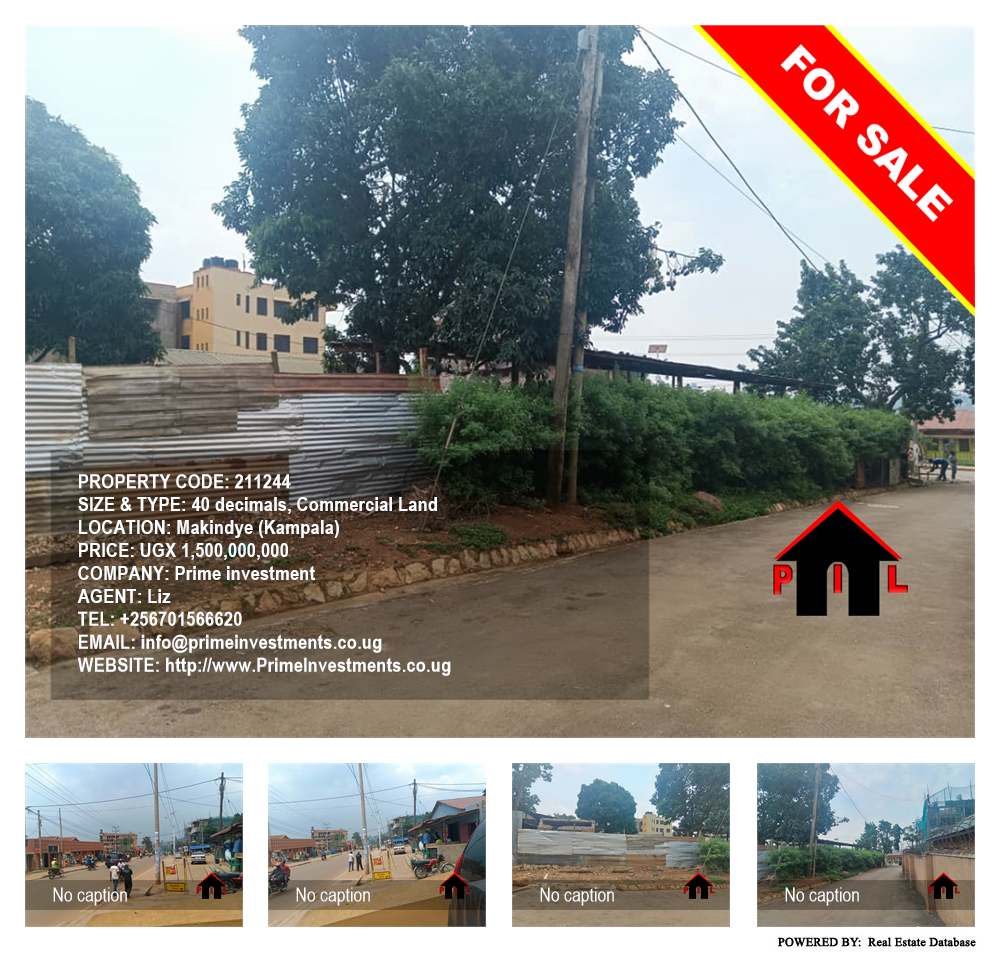 Commercial Land  for sale in Makindye Kampala Uganda, code: 211244