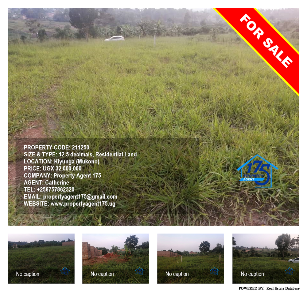 Residential Land  for sale in Kiyunga Mukono Uganda, code: 211250