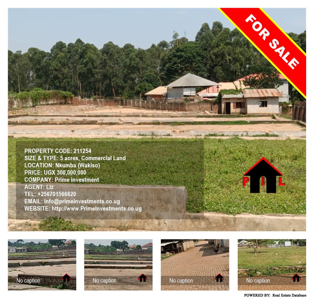 Commercial Land  for sale in Nkumba Wakiso Uganda, code: 211254