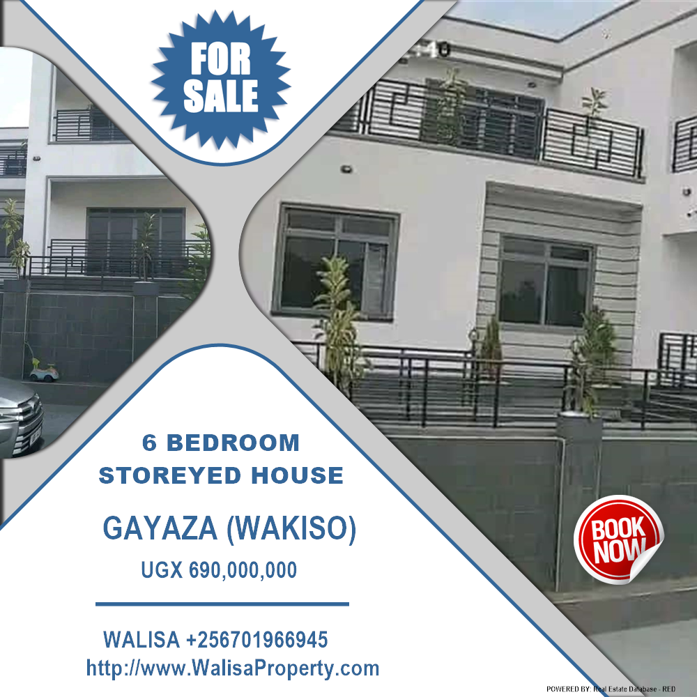 6 bedroom Storeyed house  for sale in Gayaza Wakiso Uganda, code: 211275