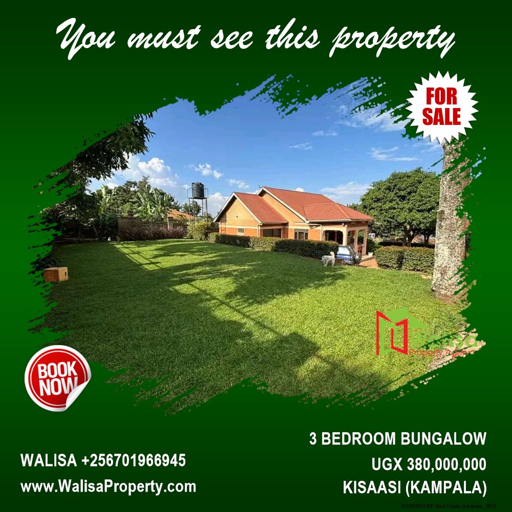 3 bedroom Bungalow  for sale in Kisaasi Kampala Uganda, code: 211292