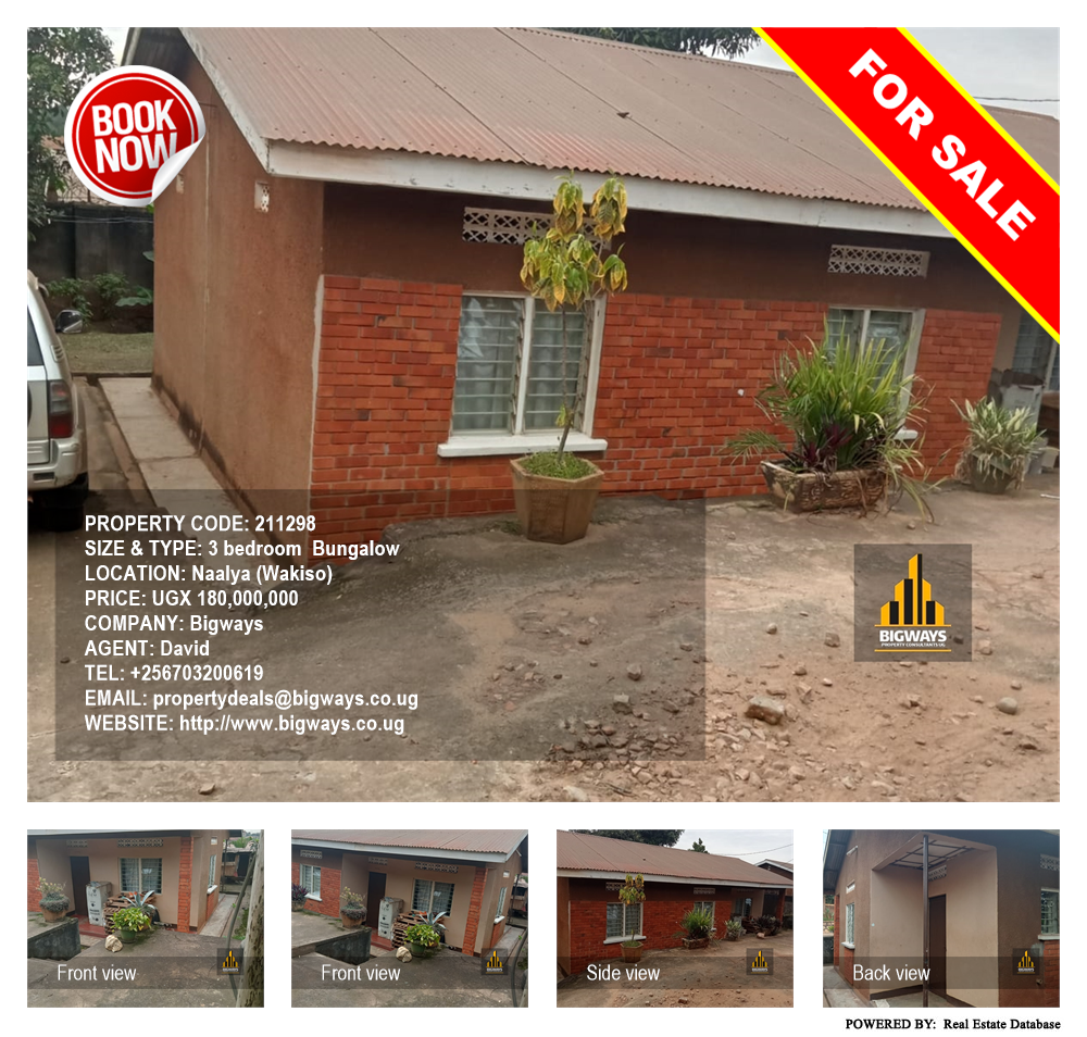 3 bedroom Bungalow  for sale in Naalya Wakiso Uganda, code: 211298