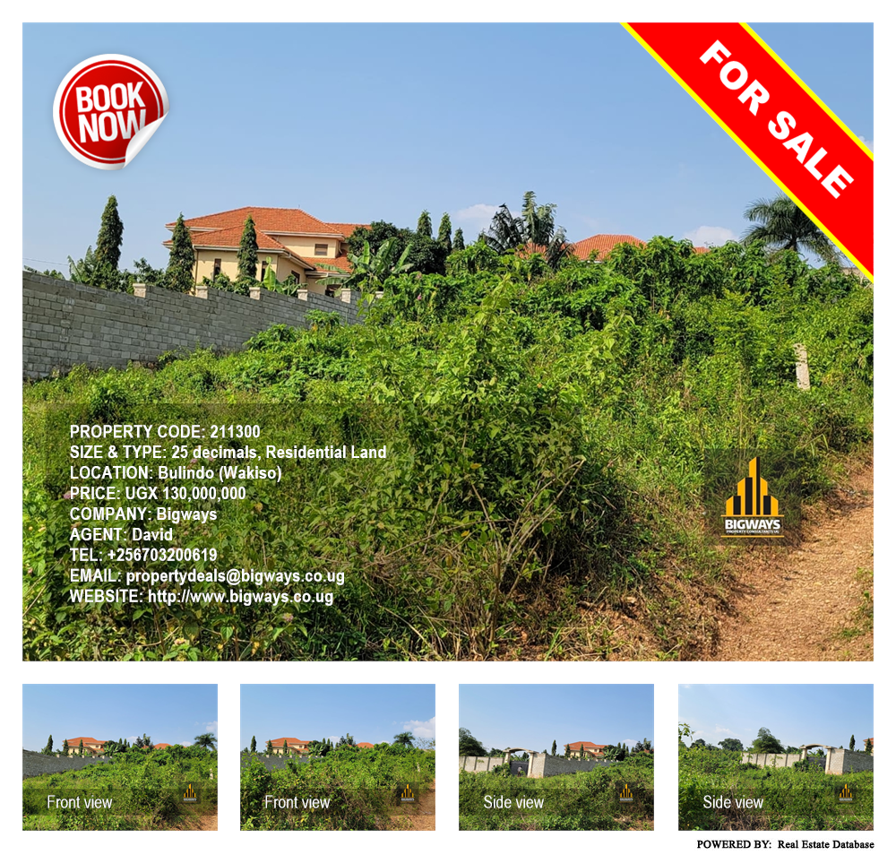 Residential Land  for sale in Bulindo Wakiso Uganda, code: 211300