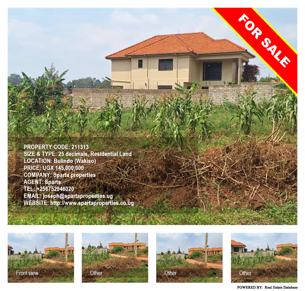 Residential Land  for sale in Bulindo Wakiso Uganda, code: 211313