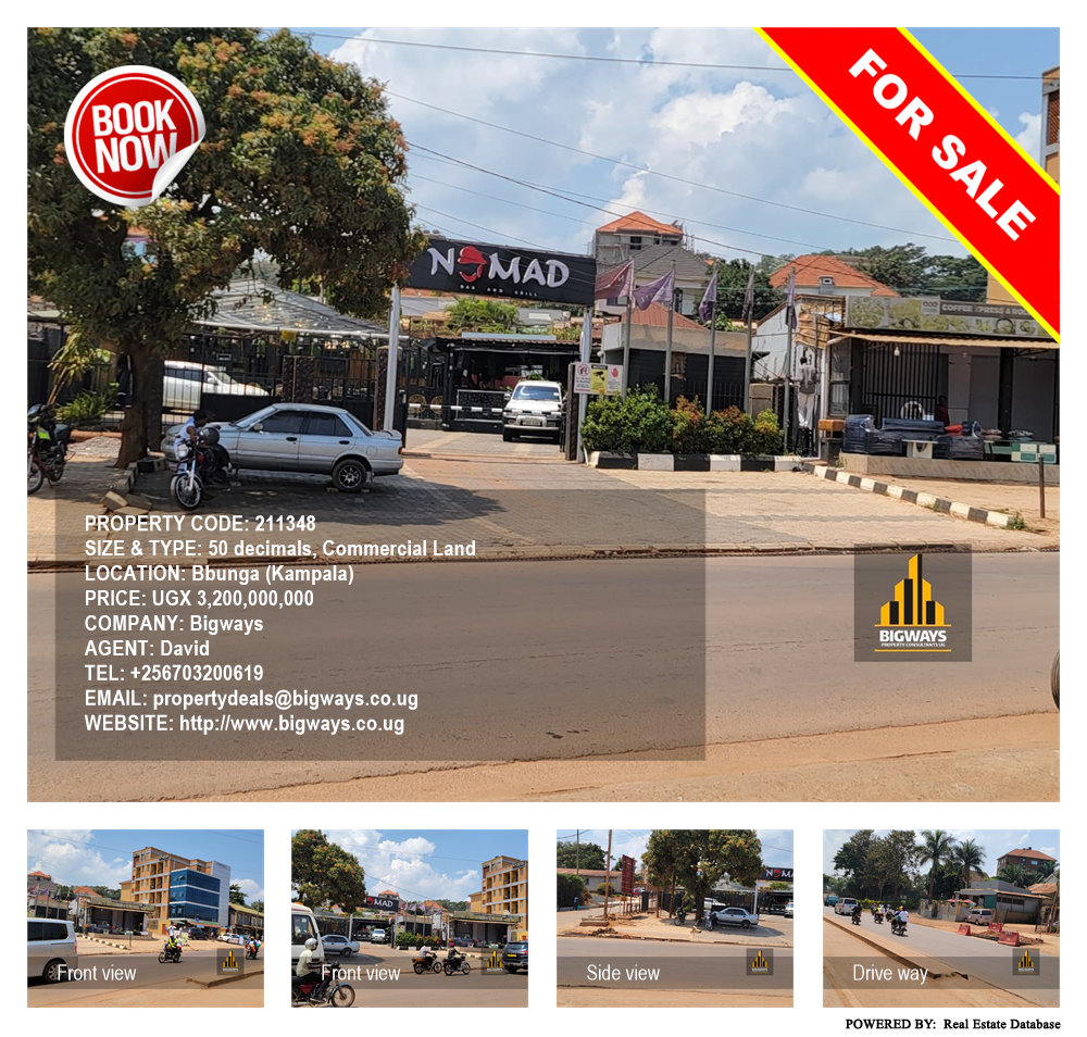 Commercial Land  for sale in Bbunga Kampala Uganda, code: 211348