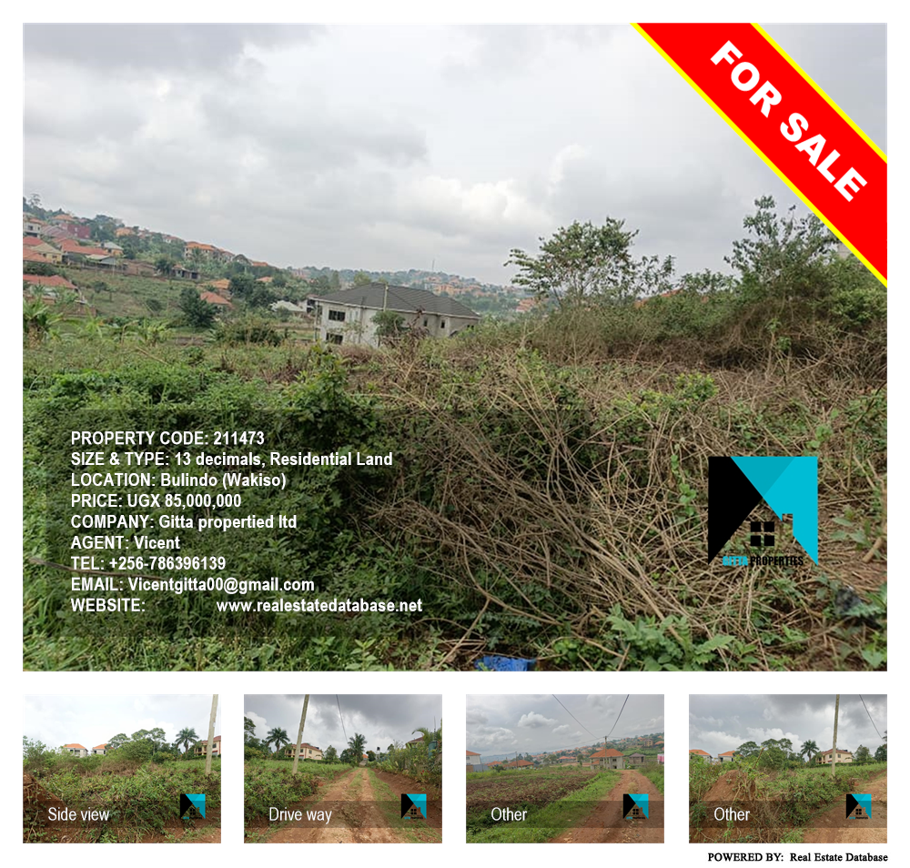 Residential Land  for sale in Bulindo Wakiso Uganda, code: 211473