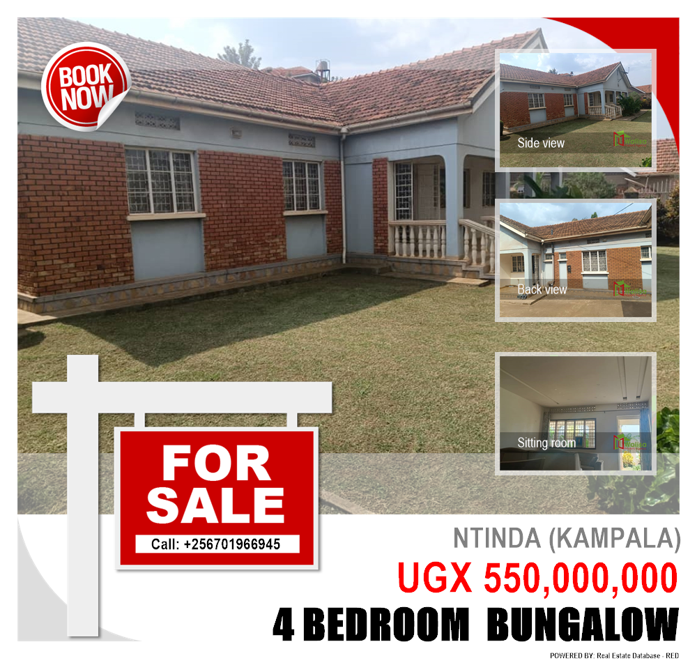 4 bedroom Bungalow  for sale in Ntinda Kampala Uganda, code: 211552