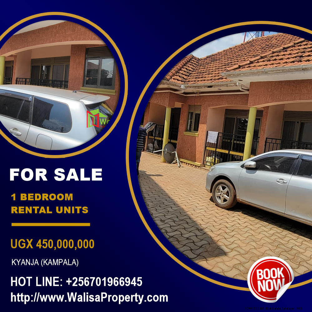 1 bedroom Rental units  for sale in Kyanja Kampala Uganda, code: 211570