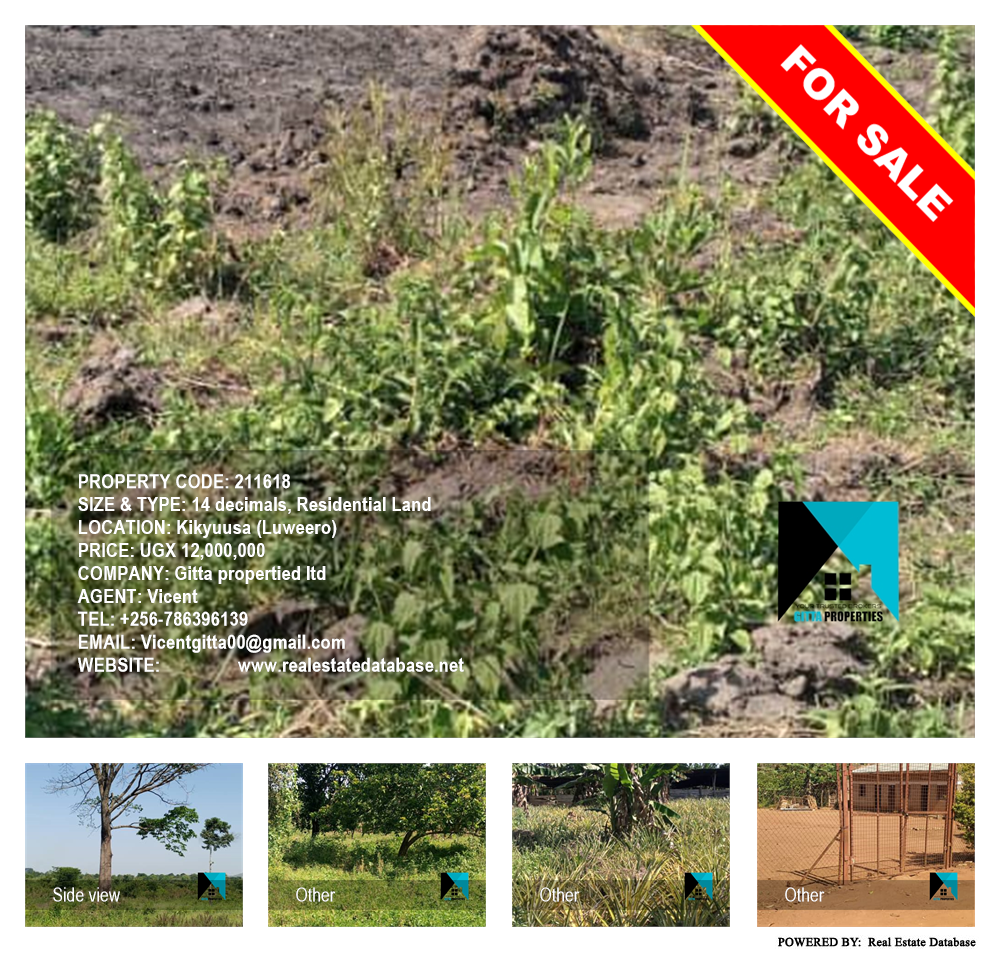 Residential Land  for sale in Kikyuusa Luweero Uganda, code: 211618