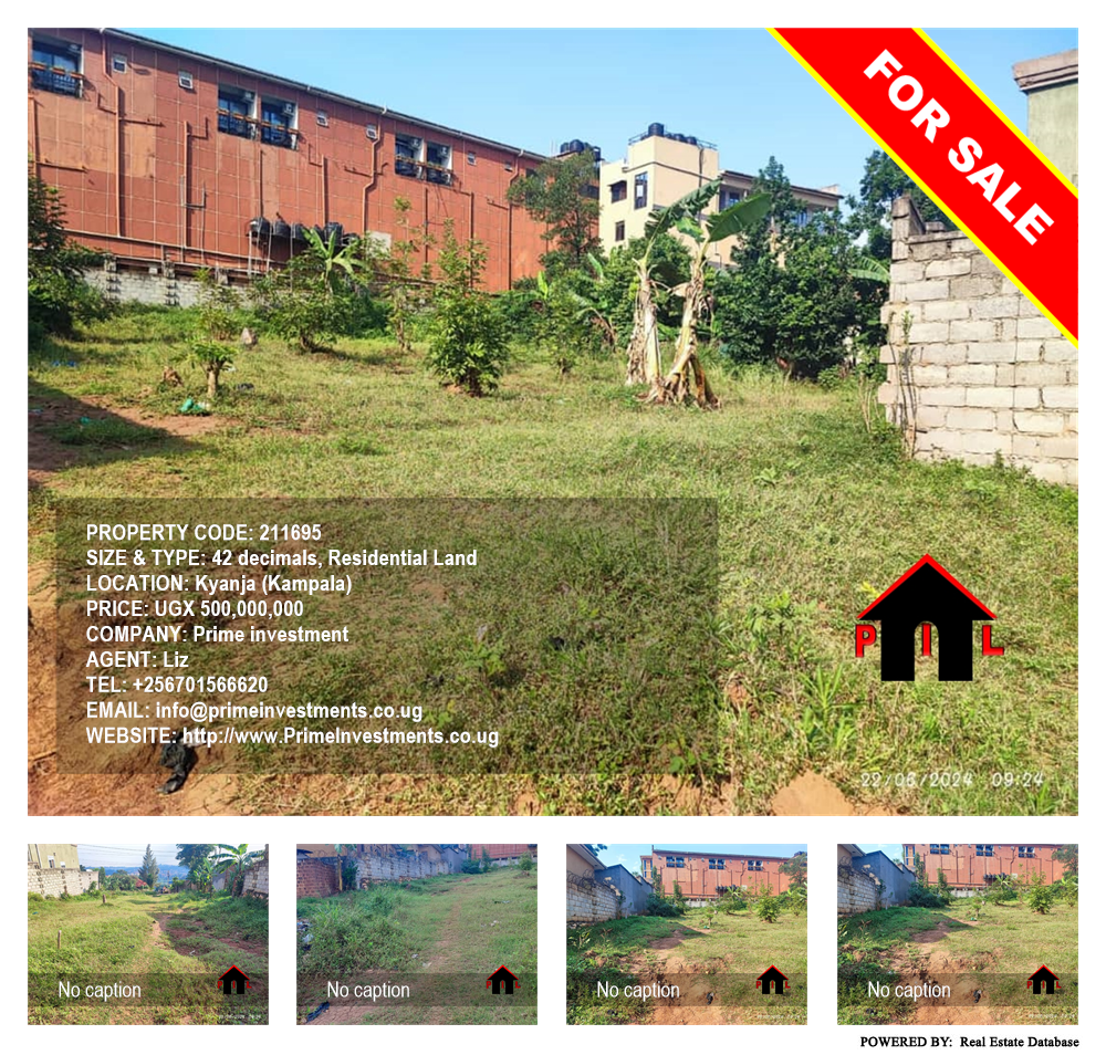 Residential Land  for sale in Kyanja Kampala Uganda, code: 211695