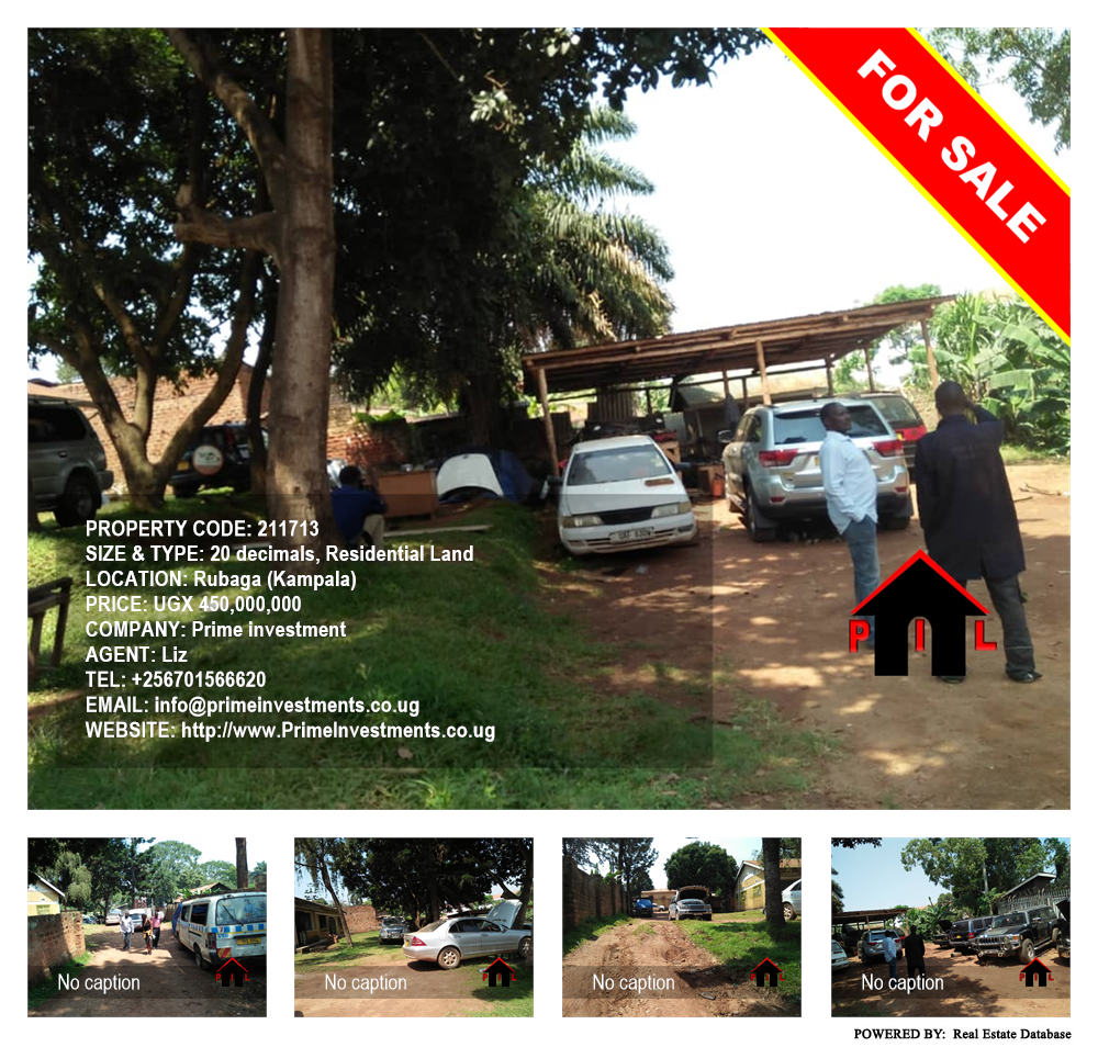 Residential Land  for sale in Rubaga Kampala Uganda, code: 211713