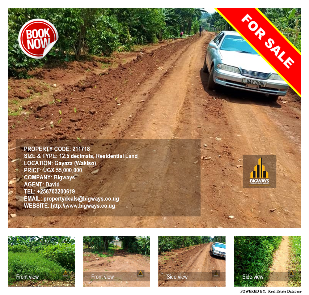 Residential Land  for sale in Gayaza Wakiso Uganda, code: 211718