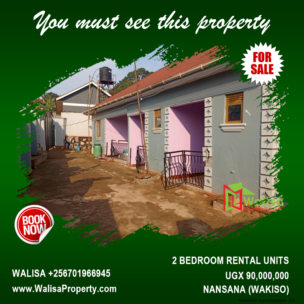 2 bedroom Rental units  for sale in Nansana Wakiso Uganda, code: 211720