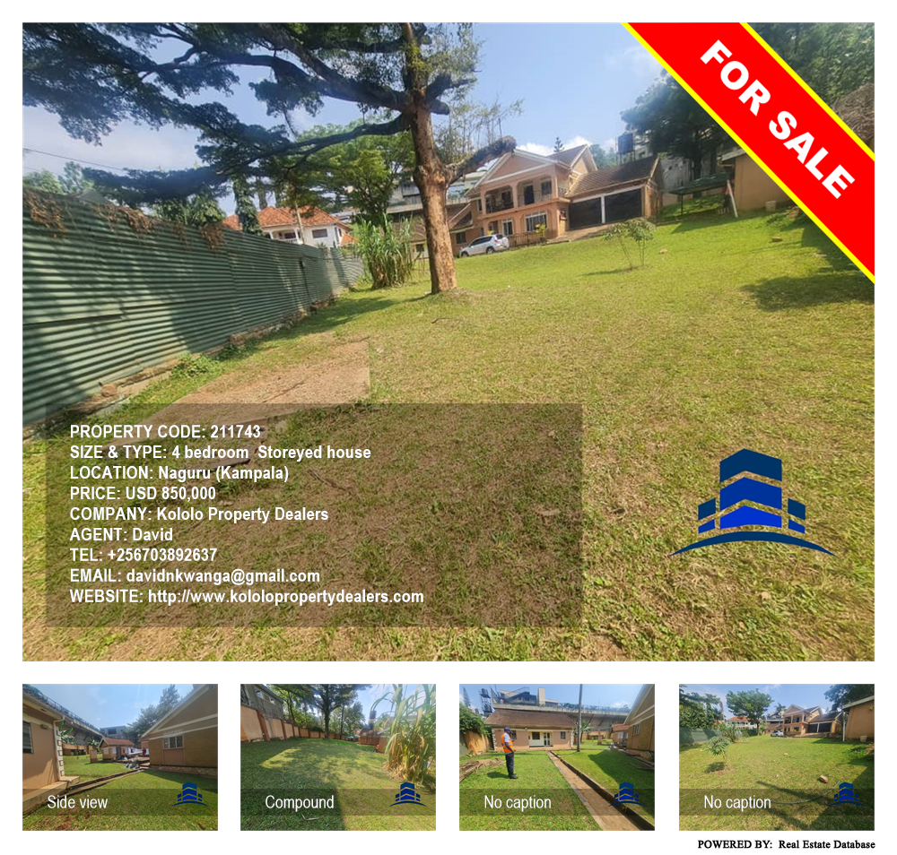 4 bedroom Storeyed house  for sale in Naguru Kampala Uganda, code: 211743