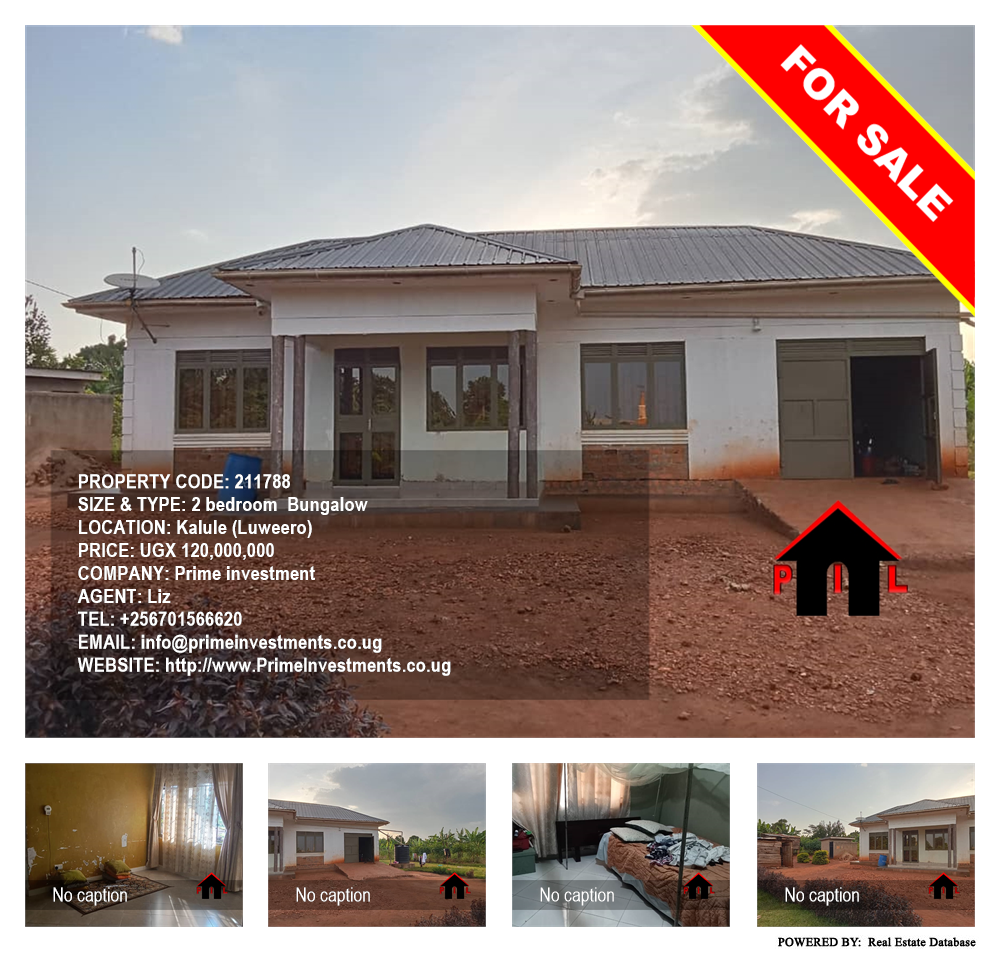 2 bedroom Bungalow  for sale in Kalule Luweero Uganda, code: 211788