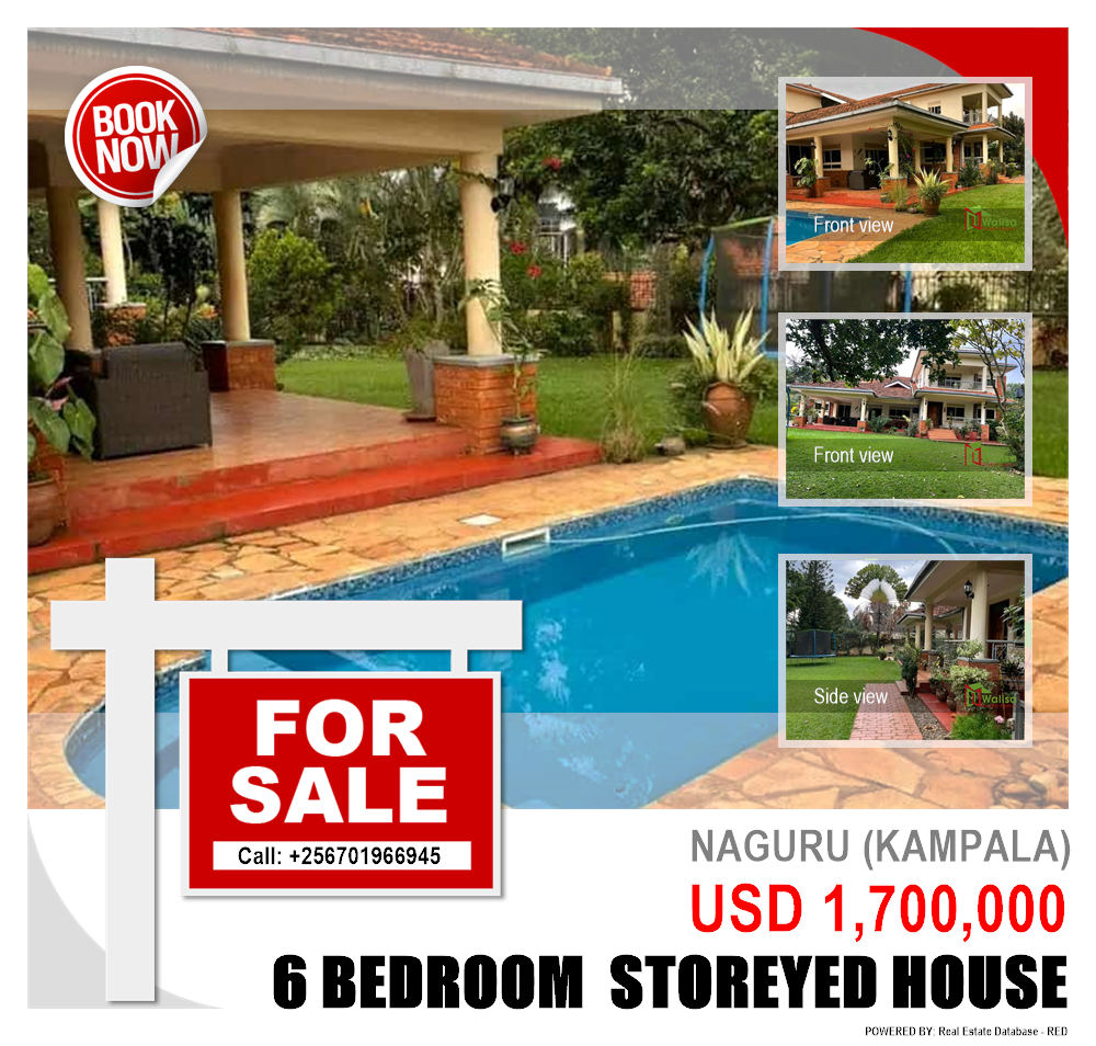 6 bedroom Storeyed house  for sale in Naguru Kampala Uganda, code: 211804