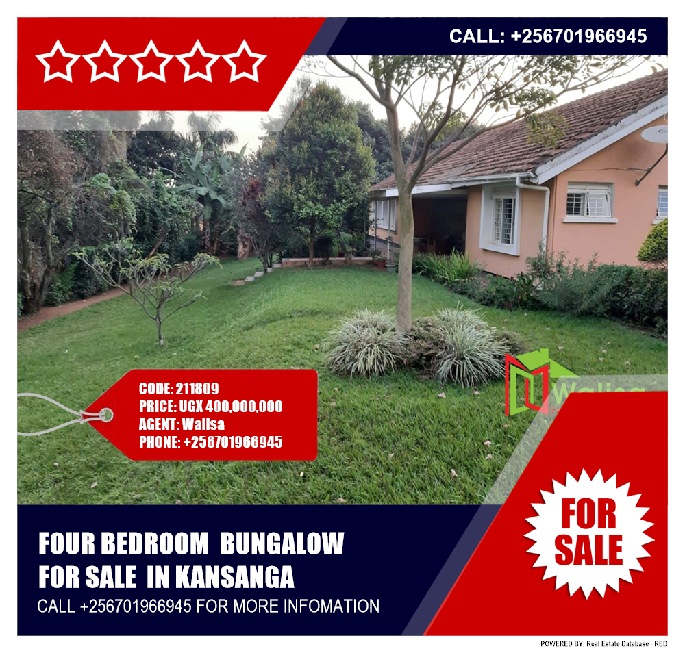 4 bedroom Bungalow  for sale in Kansanga Kampala Uganda, code: 211809