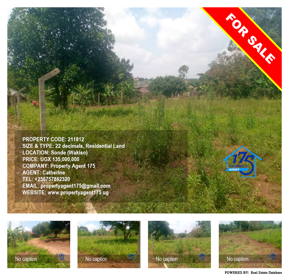 Residential Land  for sale in Sonde Wakiso Uganda, code: 211812