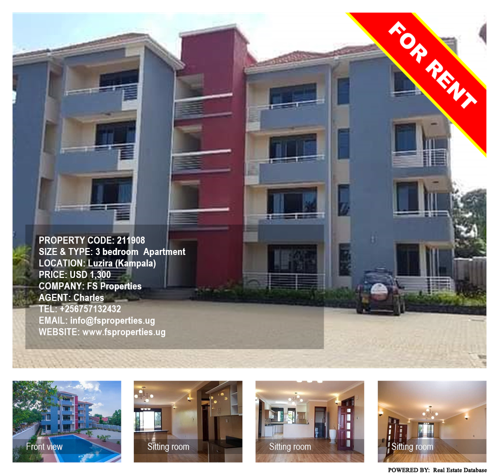 3 bedroom Apartment  for rent in Luzira Kampala Uganda, code: 211908