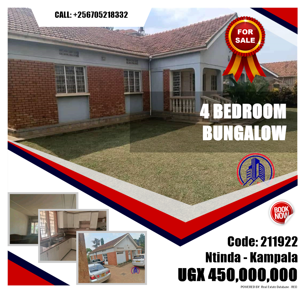 4 bedroom Bungalow  for sale in Ntinda Kampala Uganda, code: 211922