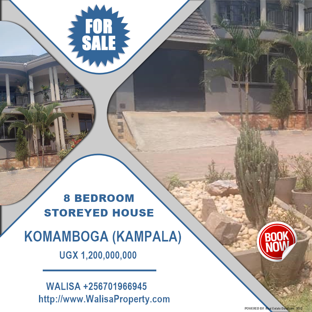 8 bedroom Storeyed house  for sale in Komamboga Kampala Uganda, code: 211962