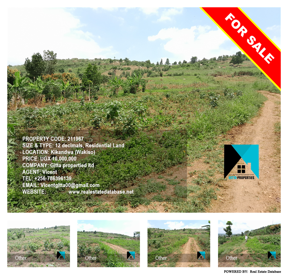 Residential Land  for sale in Kikandwa Wakiso Uganda, code: 211967