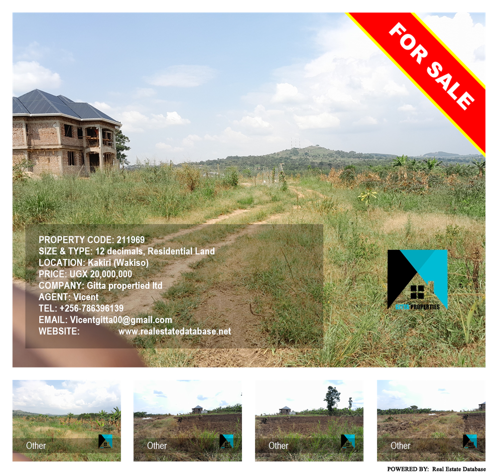 Residential Land  for sale in Kakiri Wakiso Uganda, code: 211969