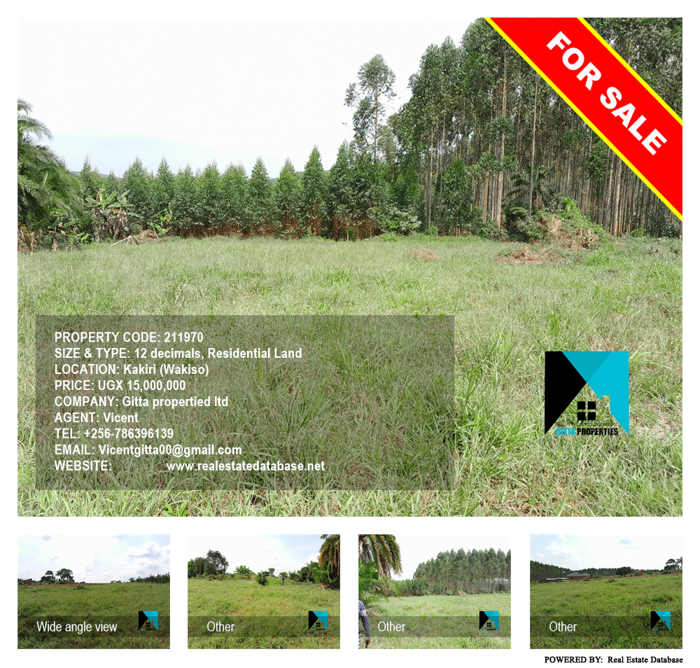 Residential Land  for sale in Kakiri Wakiso Uganda, code: 211970