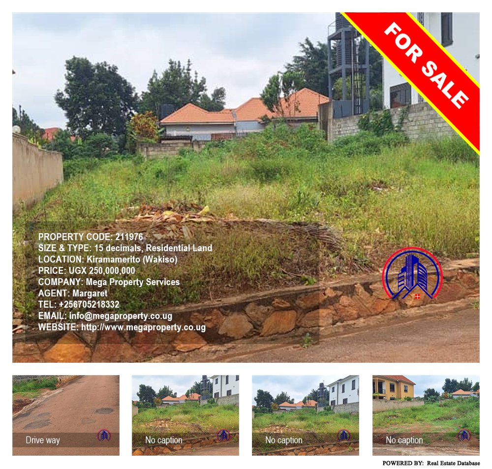 Residential Land  for sale in Kiramamerito Wakiso Uganda, code: 211976