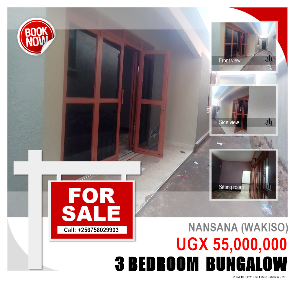 3 bedroom Bungalow  for sale in Nansana Wakiso Uganda, code: 211985