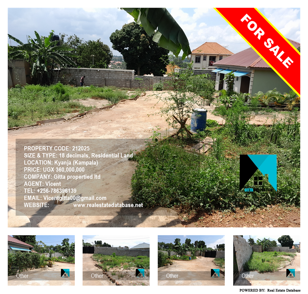 Residential Land  for sale in Kyanja Kampala Uganda, code: 212025