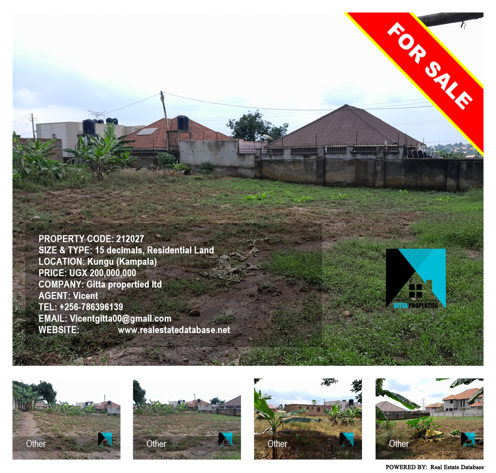 Residential Land  for sale in Kungu Kampala Uganda, code: 212027