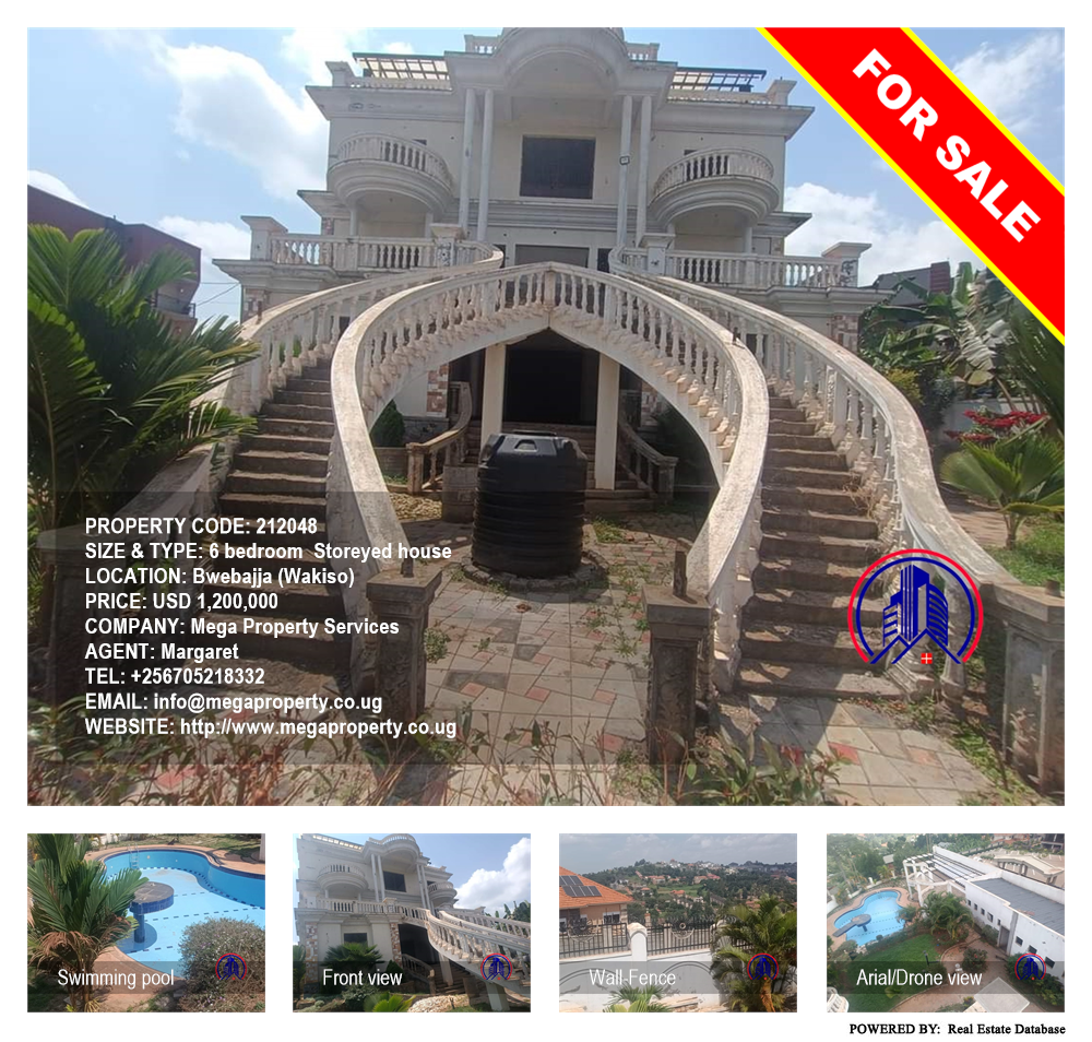 6 bedroom Storeyed house  for sale in Bwebajja Wakiso Uganda, code: 212048