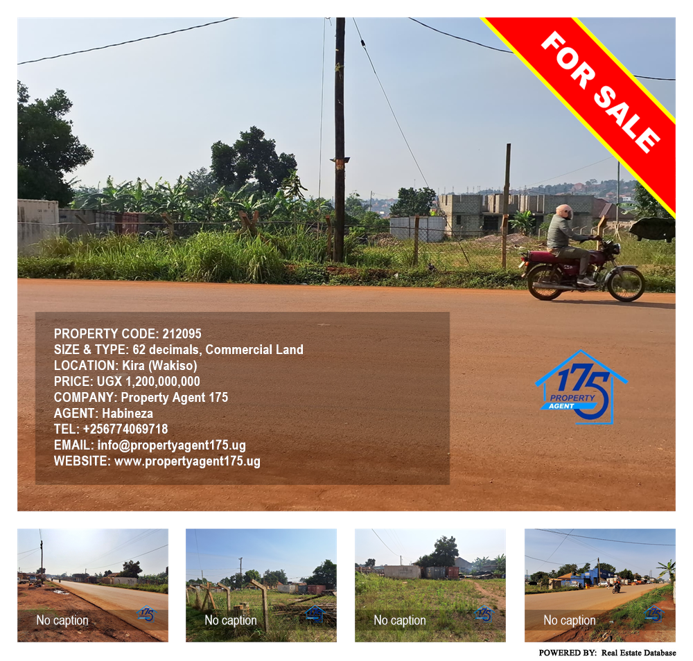 Commercial Land  for sale in Kira Wakiso Uganda, code: 212095