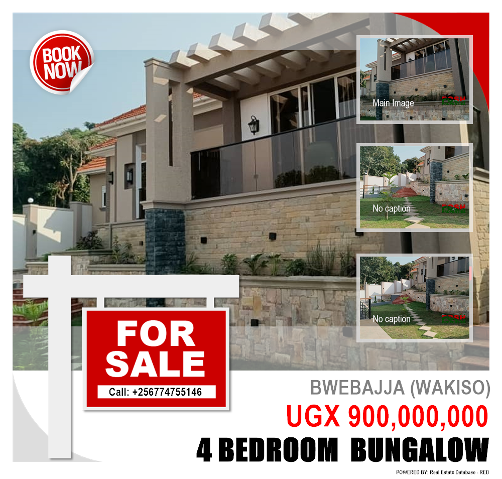 4 bedroom Bungalow  for sale in Bwebajja Wakiso Uganda, code: 212114