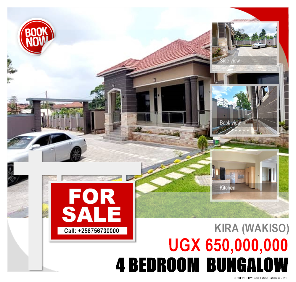 4 bedroom Bungalow  for sale in Kira Wakiso Uganda, code: 212141