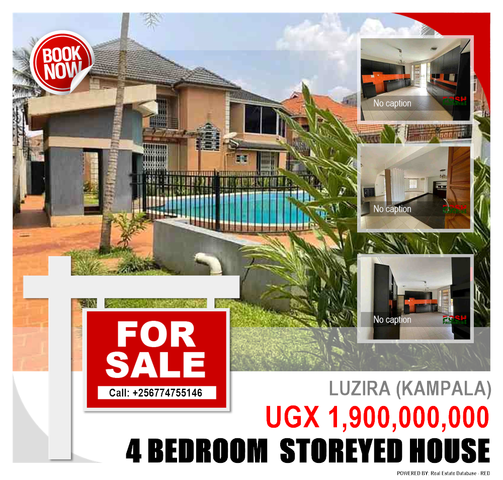 4 bedroom Storeyed house  for sale in Luzira Kampala Uganda, code: 212143