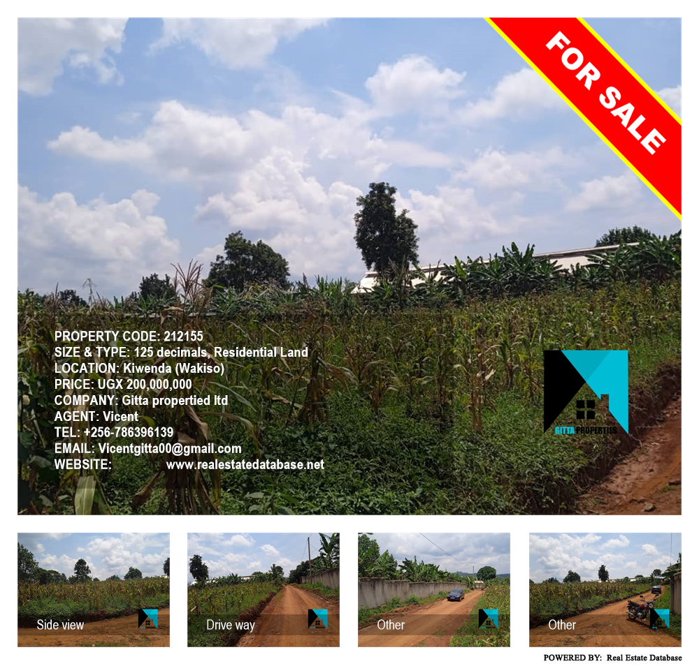 Residential Land  for sale in Kiwenda Wakiso Uganda, code: 212155