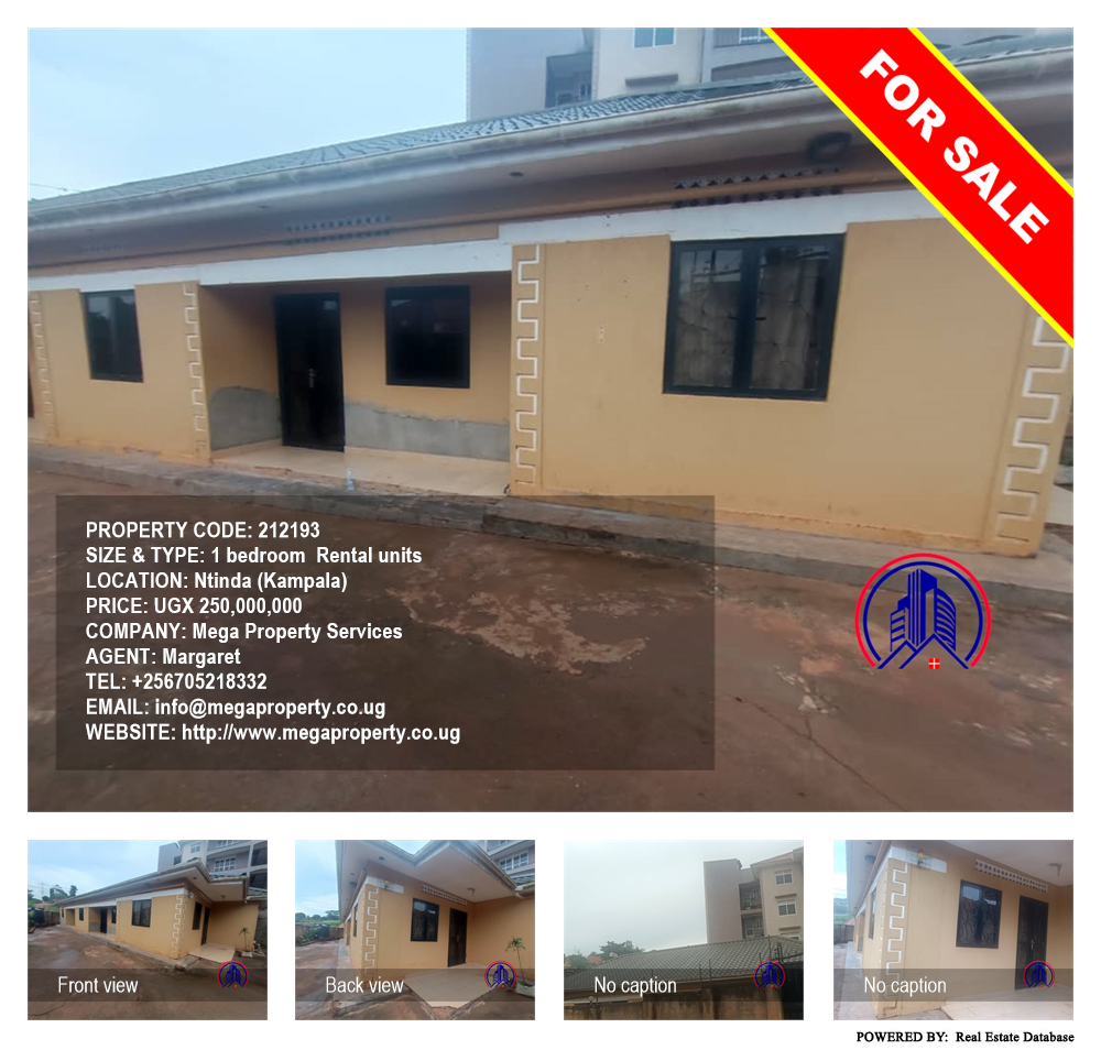 1 bedroom Rental units  for sale in Ntinda Kampala Uganda, code: 212193