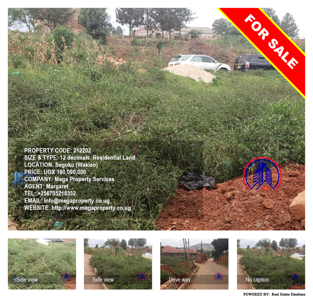 Residential Land  for sale in Seguku Wakiso Uganda, code: 212202