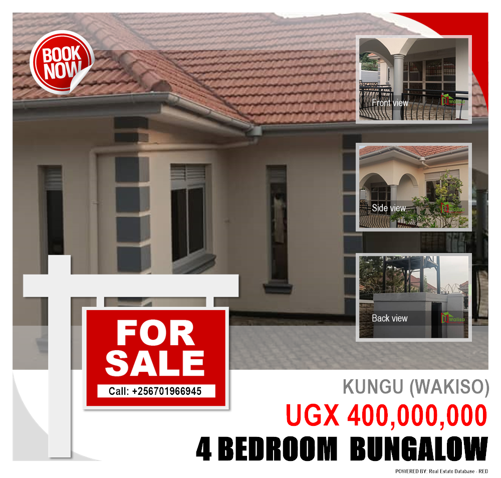 4 bedroom Bungalow  for sale in Kungu Wakiso Uganda, code: 212270