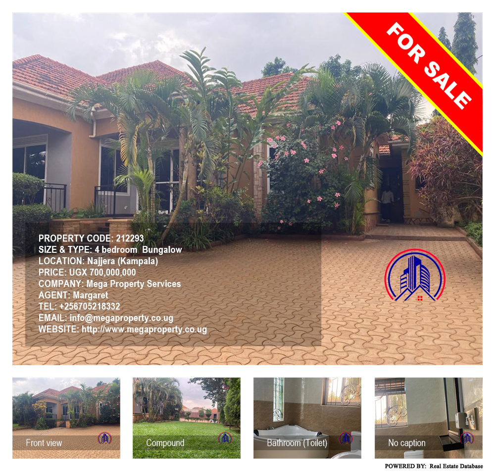 4 bedroom Bungalow  for sale in Najjera Kampala Uganda, code: 212293