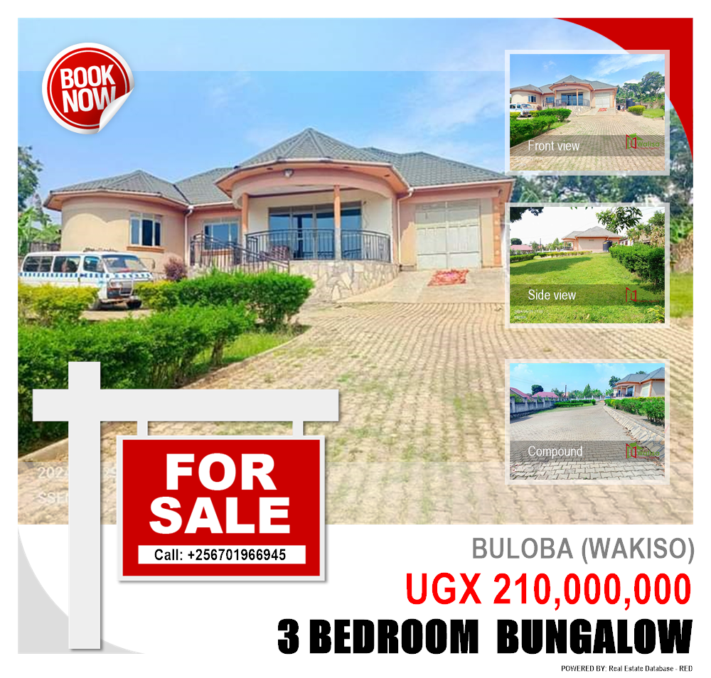 3 bedroom Bungalow  for sale in Buloba Wakiso Uganda, code: 212307