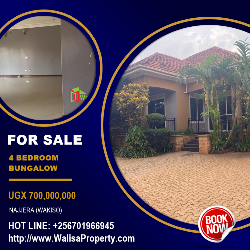 4 bedroom Bungalow  for sale in Najjera Wakiso Uganda, code: 212317