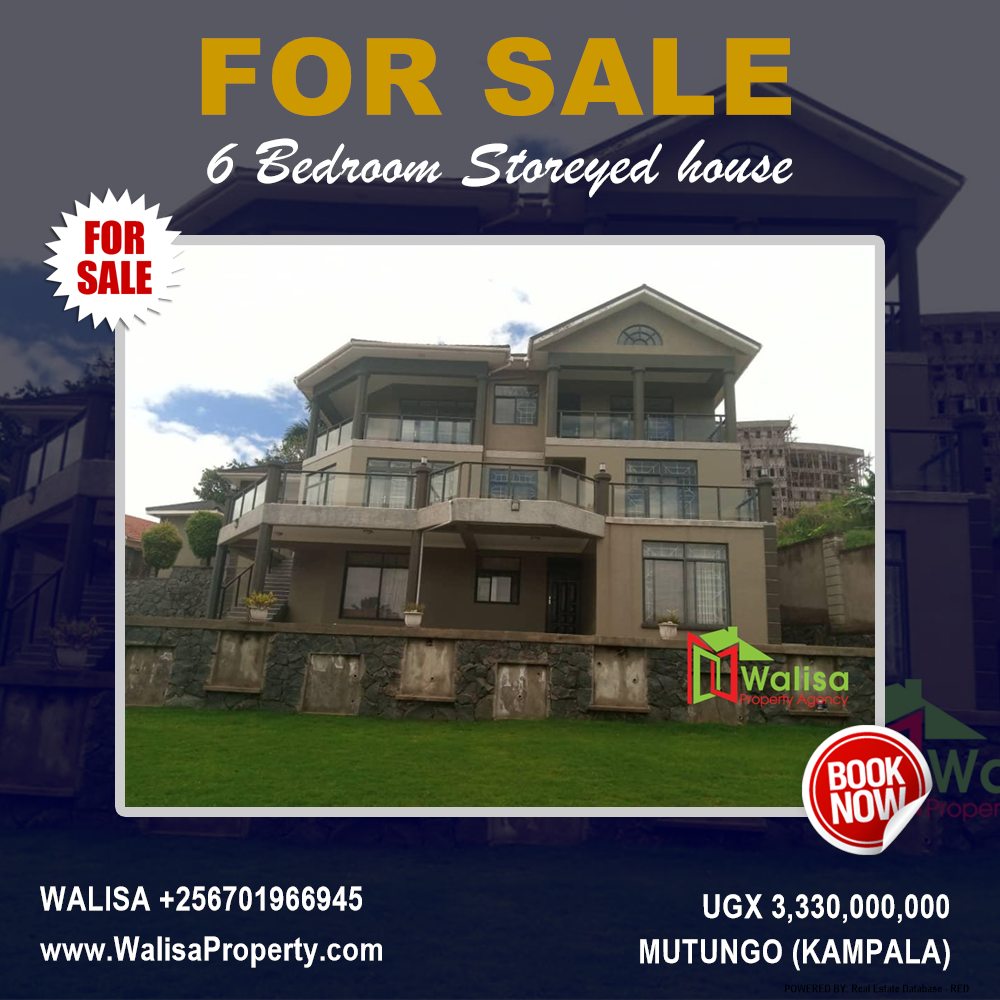 6 bedroom Storeyed house  for sale in Mutungo Kampala Uganda, code: 212323